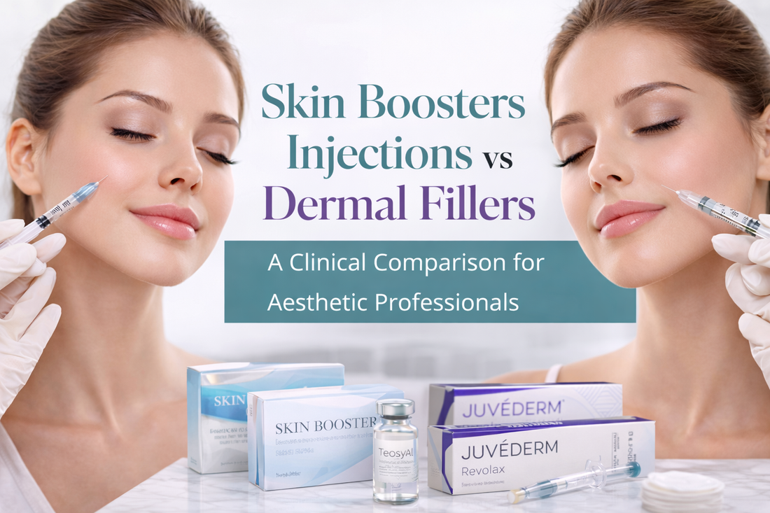 Skin Boosters Injections vs Dermal Fillers: A Clinical Comparison for Aesthetic Professionals