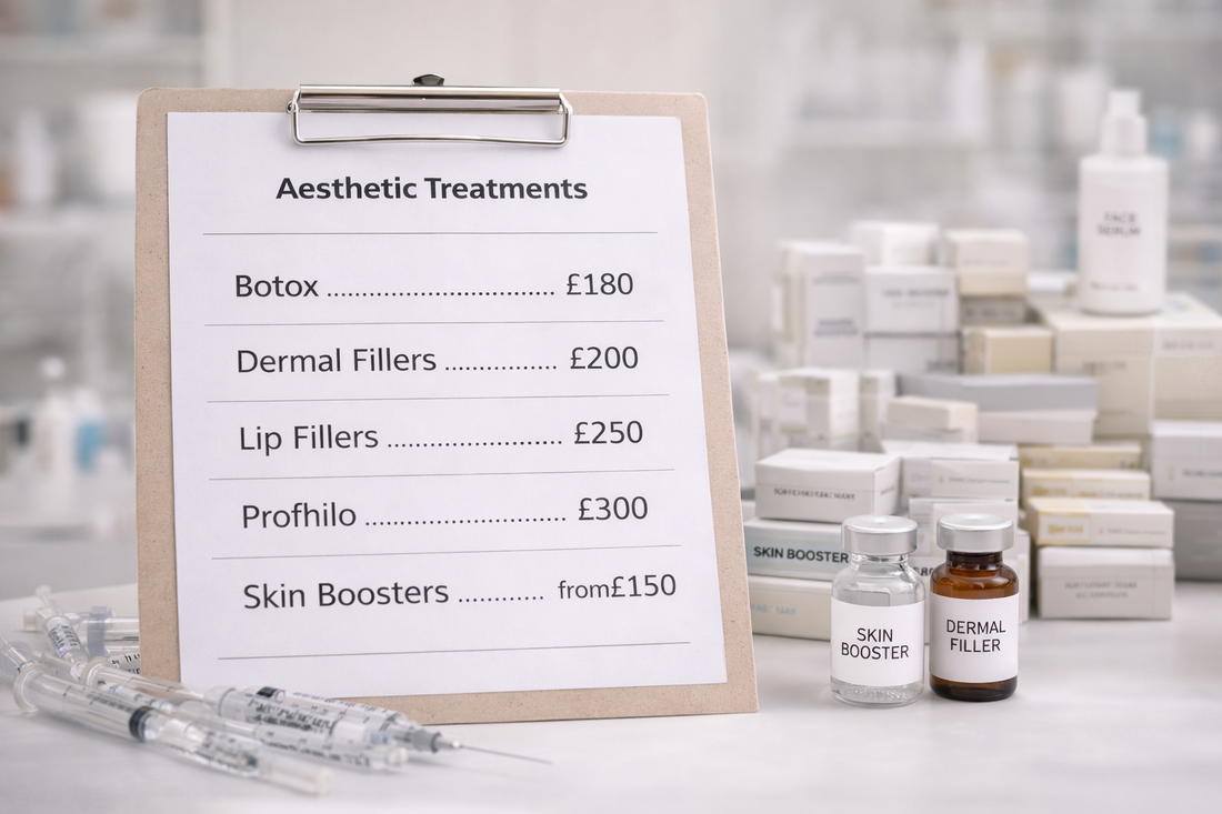 How Much Do Aesthetic Treatments Cost in the UK? (Clinic Pricing Guide)