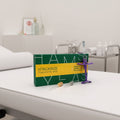 Hyaluronic acid injection kit with syringes and packaging on a white background
