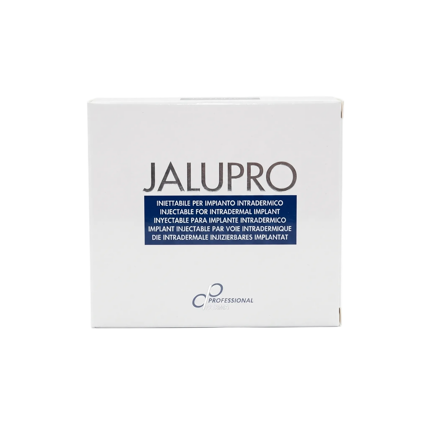 A white rectangular product box for JALUPRO, featuring dark gray text and a blue rectangular label in the center, with the logo for 'c2 PROFESSIONAL' at the bottom, set against a plain white background.