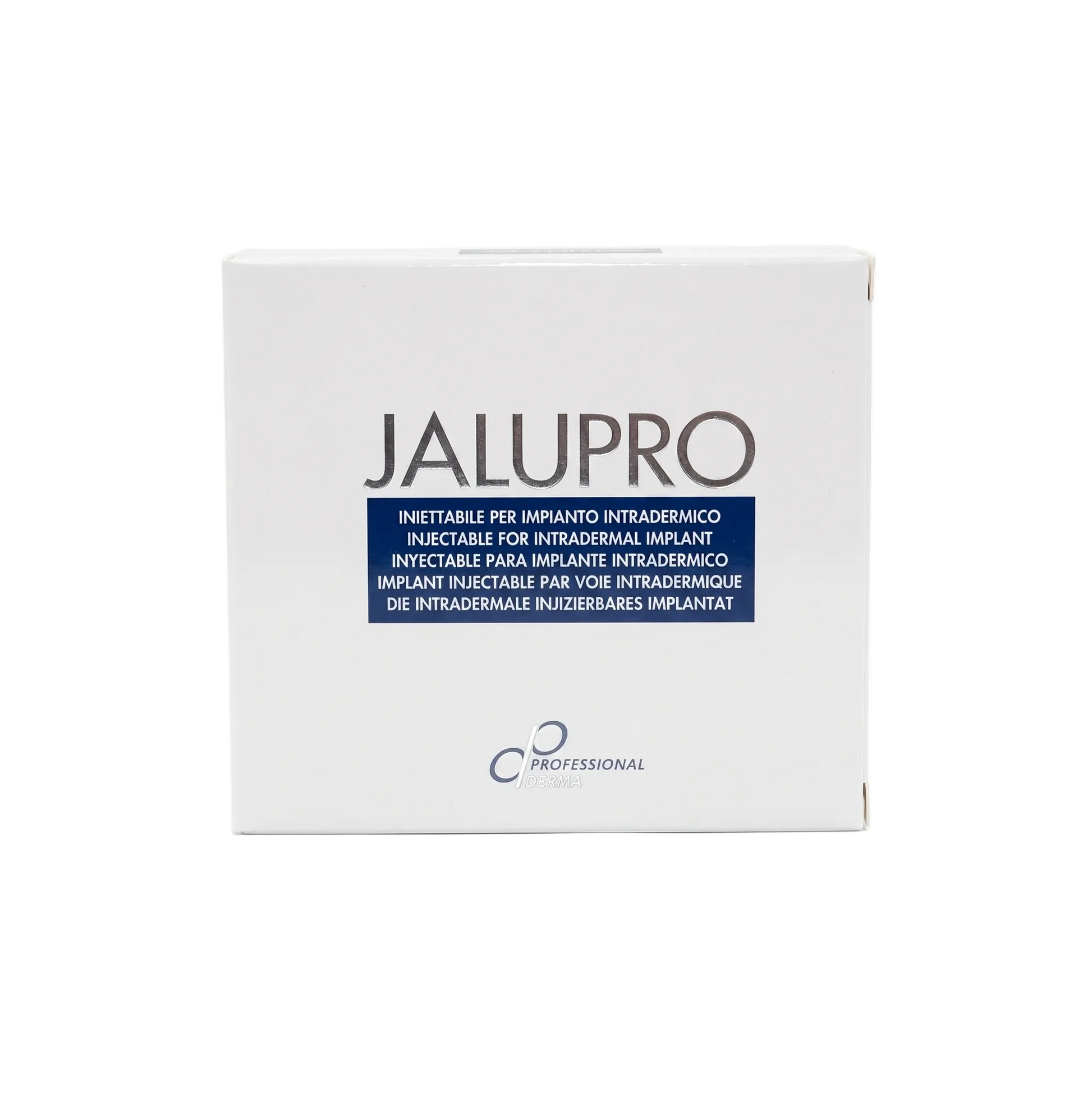 A white rectangular product box for JALUPRO, featuring dark gray text and a blue rectangular label in the center, with the logo for 'c2 PROFESSIONAL' at the bottom, set against a plain white background.
