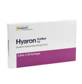 Box of Dongkook Pharmaceutical Hyaron Prefilled Syringes on a white background