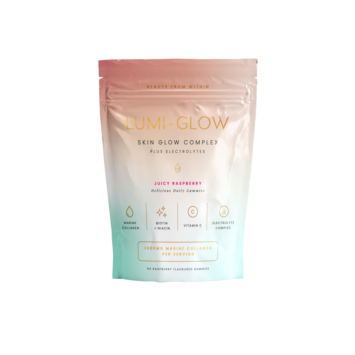 LUMI-GLOW Marine Collagen Gummies 60 Pack