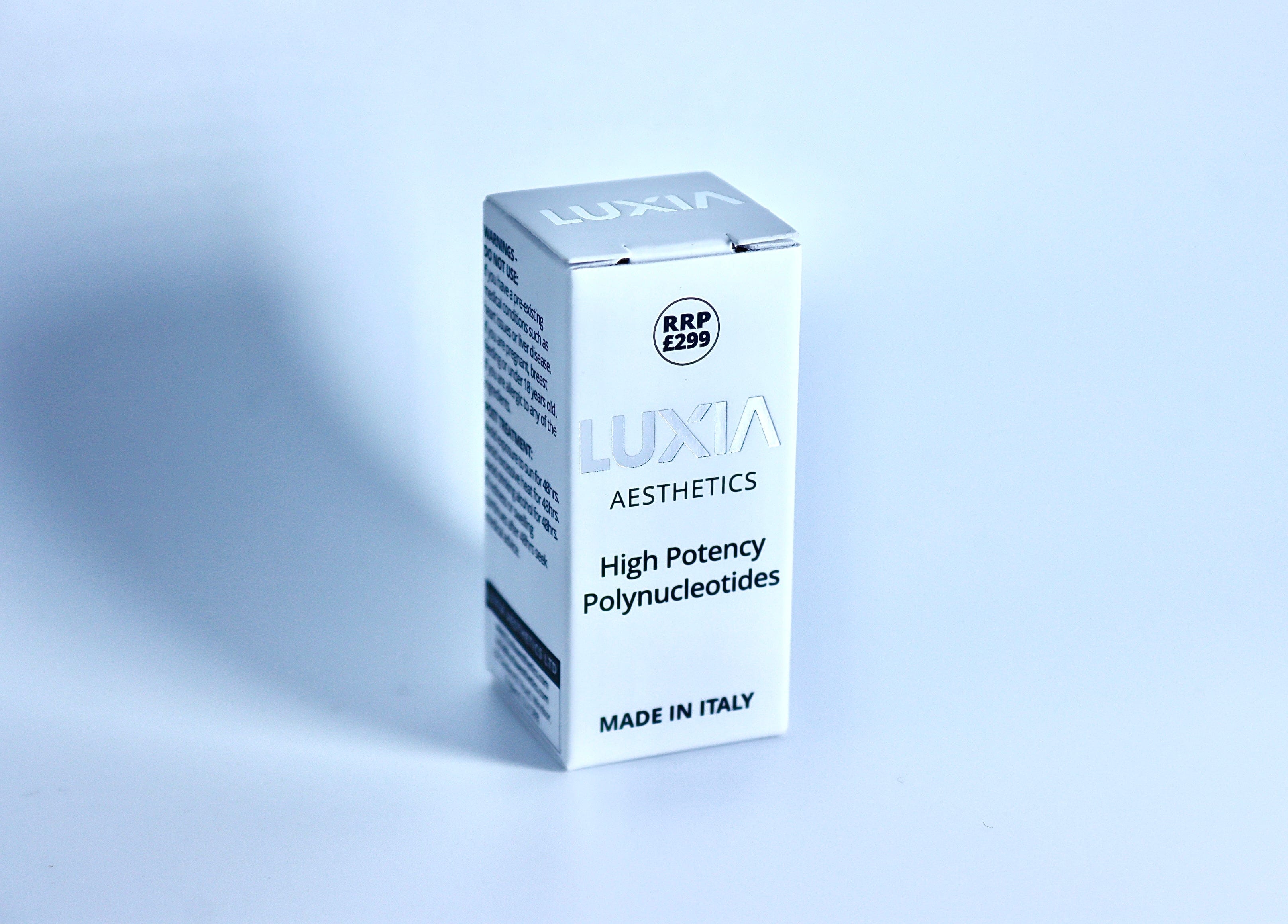 LUXIA Polynucleotides 9% 1 x 10ml (100mg) box of product on display